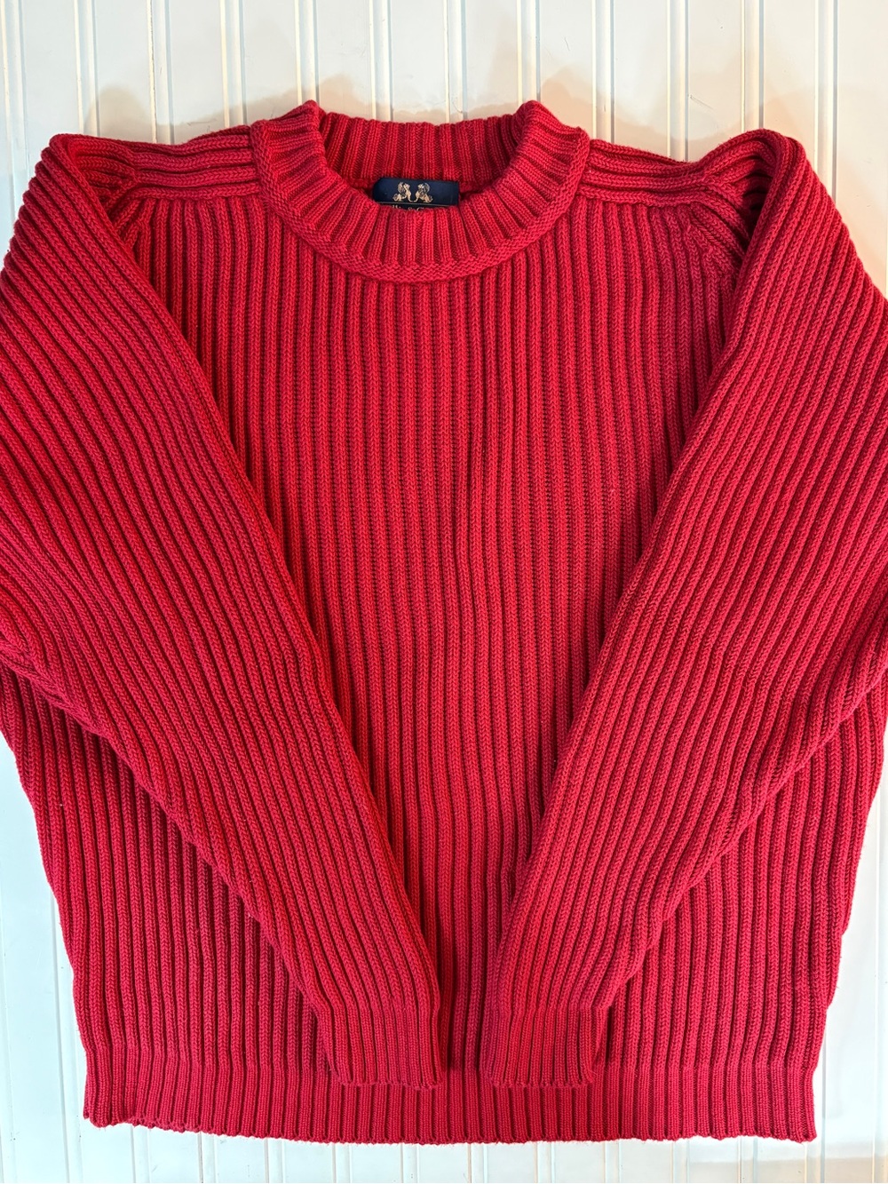 Shaker knit style sweater 100% cotton unisex women’s men’s